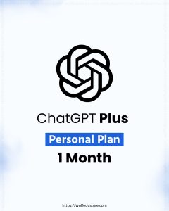 ChatGPT Plus 1 Month (Personal Plan)