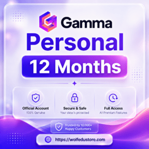 Gamma App Pro 12 Months - Personal Account (Bangladesh)