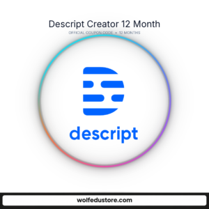 Descript Creator 12 Months